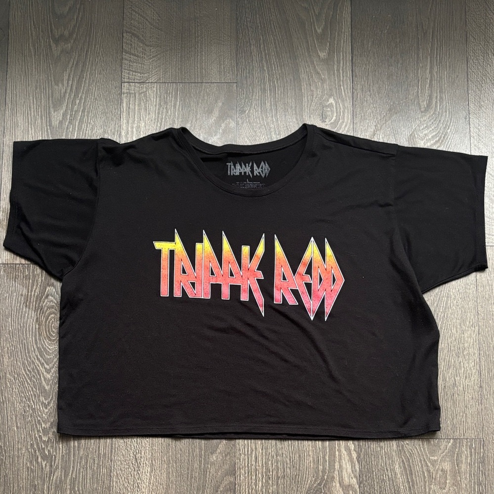 Trippie Redd Black Crop Graphic Tee | Rapper Streetwear Merch | L | Super Soft